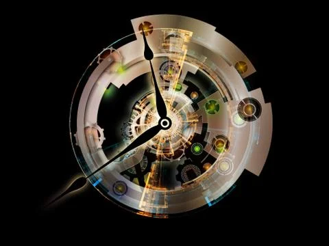Clockwork Connections 스톡 일러스트