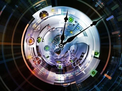 Clockwork Connections Stockillustratie