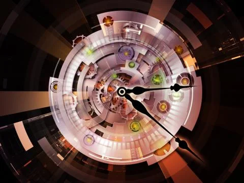 Clockwork Connections Ilustração Stock