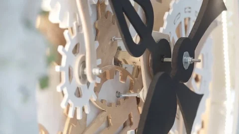 Clockwork Decoration for the Holiday Stock Footage 74105370