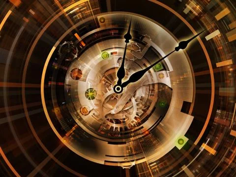 Clockwork Design Stockillustratie