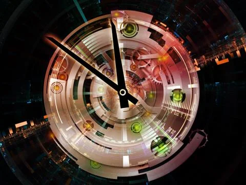 Clockwork Design 스톡 일러스트