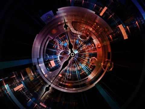 Clockwork Design Stock Illustration