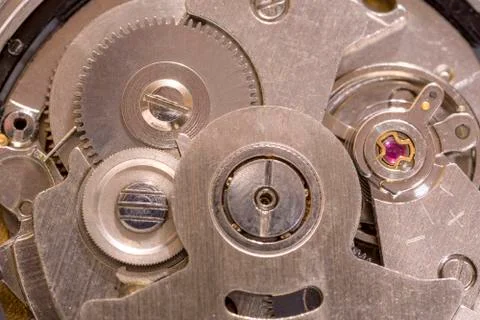 Clockwork gears Stock Photos