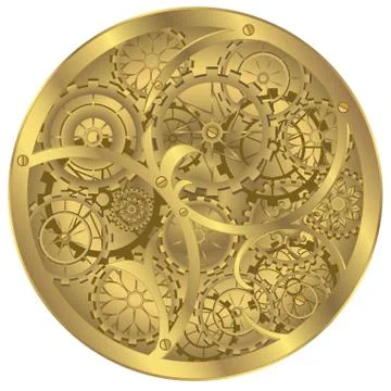 Clockwork Stock Illustration