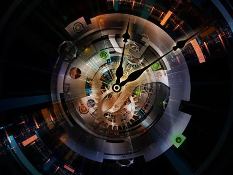 Clockwork Internals Stock-Illustration