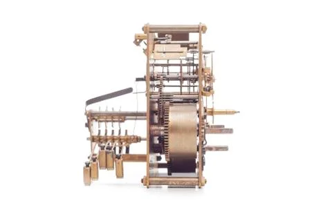 Clockwork isolated on white background Stock Photos