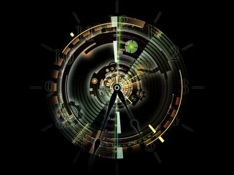 Clockwork Lights 스톡 일러스트