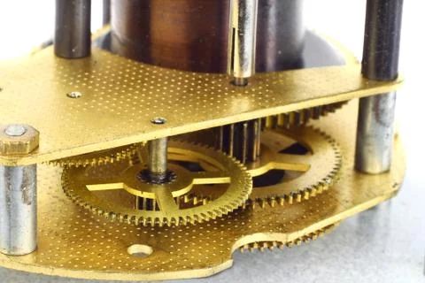 Clockwork macro Stock Photos