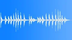 Clockwork, mechanical, wooden rattle, wind up, fast speed Sound Effect
