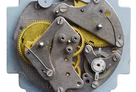 Clockwork mechanism Stock Photos