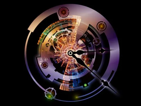 Clockwork Metaphor Ilustração Stock