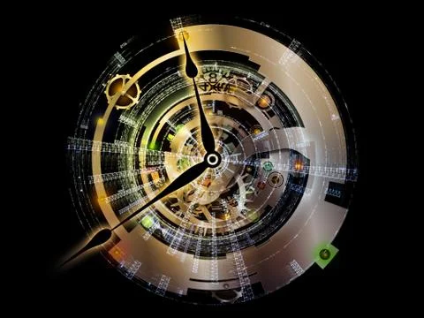 Clockwork Metaphor Stockillustratie