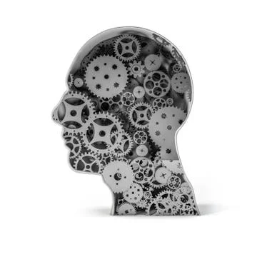 Clockwork mind Ilustração Stock