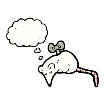 Clockwork mouse cartoon Stock Illustration
