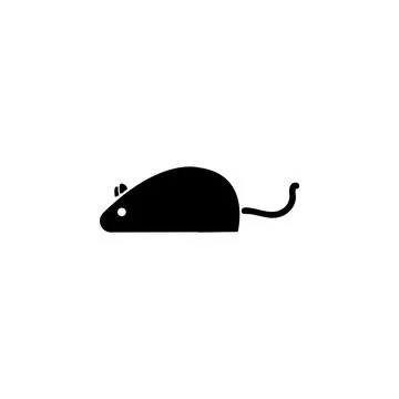 Clockwork Mouse, Mechanical Toy for Cats Solid Flat Vector Icon Isolated on.. イラスト素材