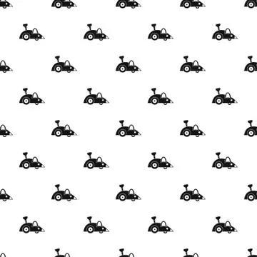 Clockwork mouse pattern, simple style Illustrazione stock