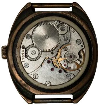 Clockwork old mechanical Stock Photos