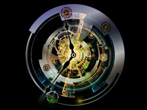 Clockwork Processing Ilustração Stock