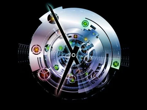 Clockwork Processing 스톡 일러스트