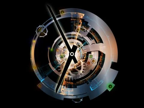 Clockwork Processing Stockillustratie