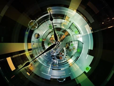 Clockwork Technologies Illustrazione stock