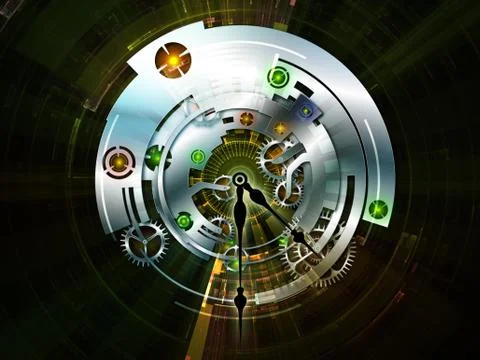 Clockwork Technologies Illustrazione stock
