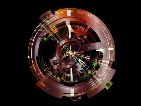 Clockwork Technologies Illustrazione stock