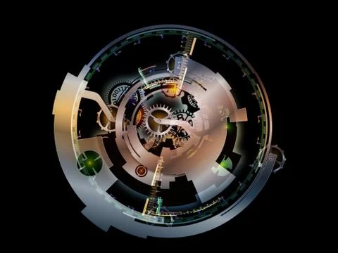 Clockwork Technologies Illustrazione stock