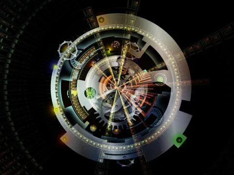 Clockwork Technologies Illustrazione stock