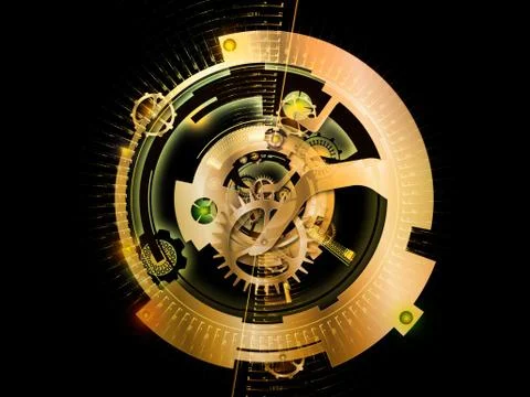 Clockwork Technologies Illustrazione stock