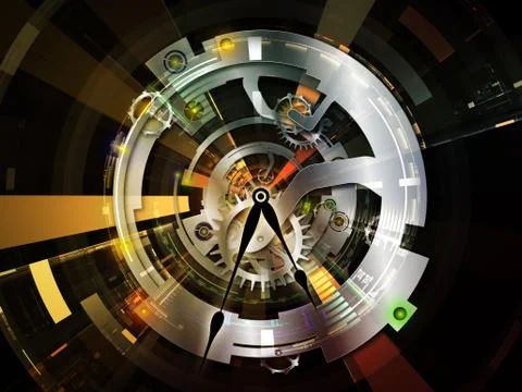 Clockwork Technologies Illustrazione stock