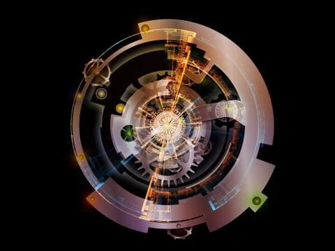 Clockwork Technologies Illustrazione stock