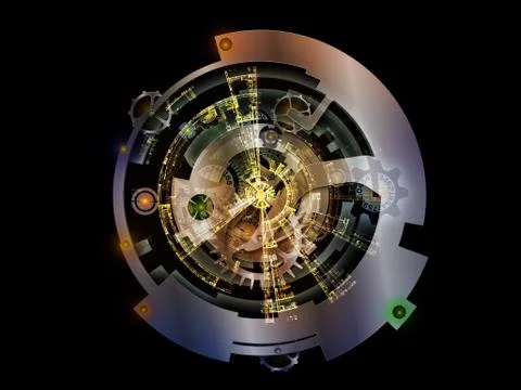 Clockwork Technologies Illustrazione stock