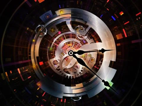 Clockwork Technologies Illustrazione stock
