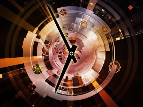Clockwork Vortex Stock Illustration