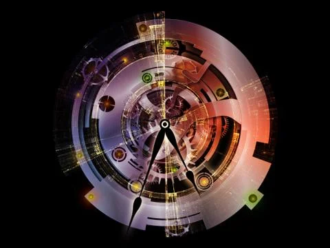 Clockwork Vortex Stockillustratie