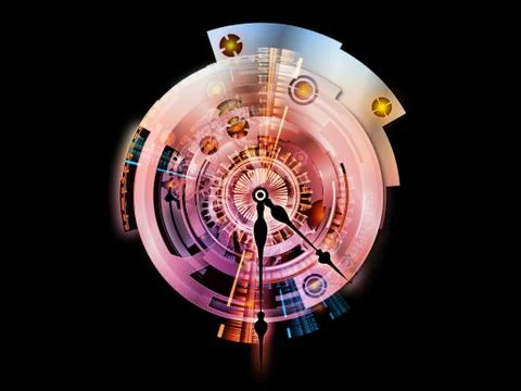 Clockwork Vortex Stock Illustration