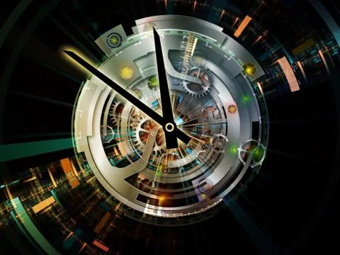 Clockwork Vortex Stockillustratie