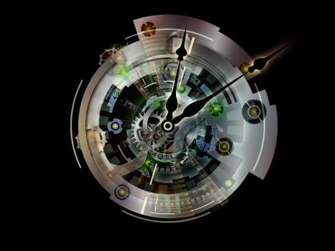 Clockwork Vortex 스톡 일러스트