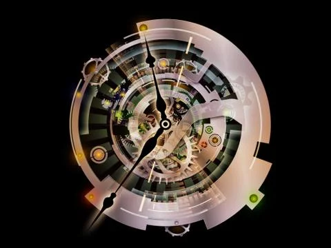 Clockwork Vortex Stockillustratie