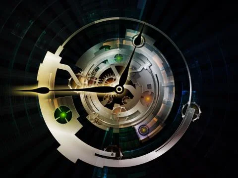 Clockwork Vortex Stock Illustration