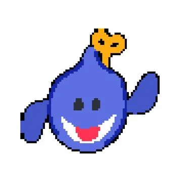 Clockwork wind up toy pixel art vector illustration Stock Illustration