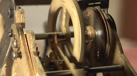 Clockwork works Stock Footage 1079311