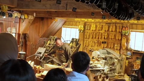 Clog Museum Workshop Stock Footage 313153452
