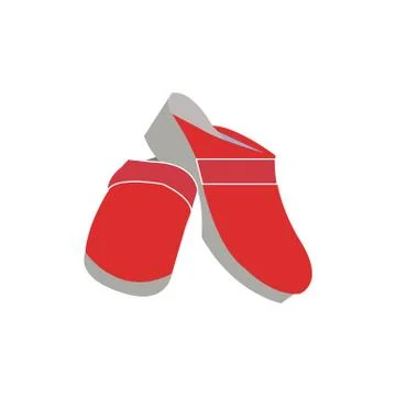 Clog slippers Stock Illustration
