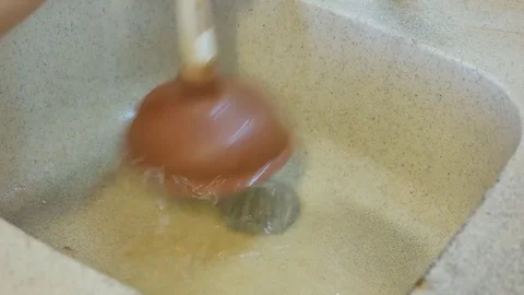 Clogged Drain Water Stock Footage 77245745