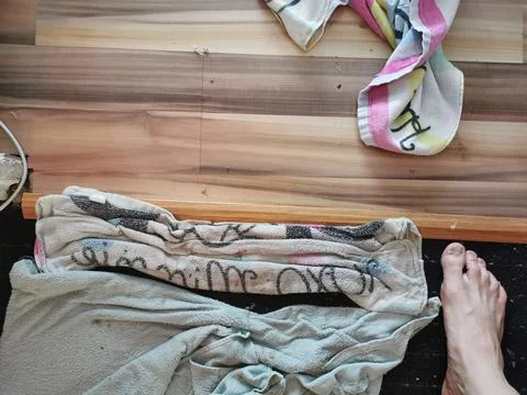 Clogged sewage drain pipe, causing a damage Stock Photos