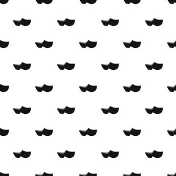 Clogs pattern, simple style Stock Illustration