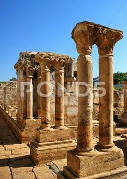 Cloister ruins of santa clara velha Stock Photos